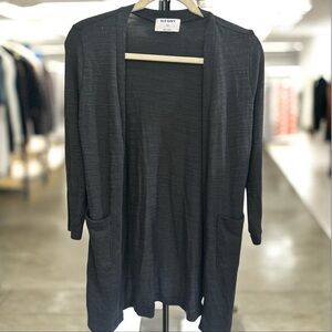 Old Navy Women's Charcoal Black Cardigan Sweater, size 8/M